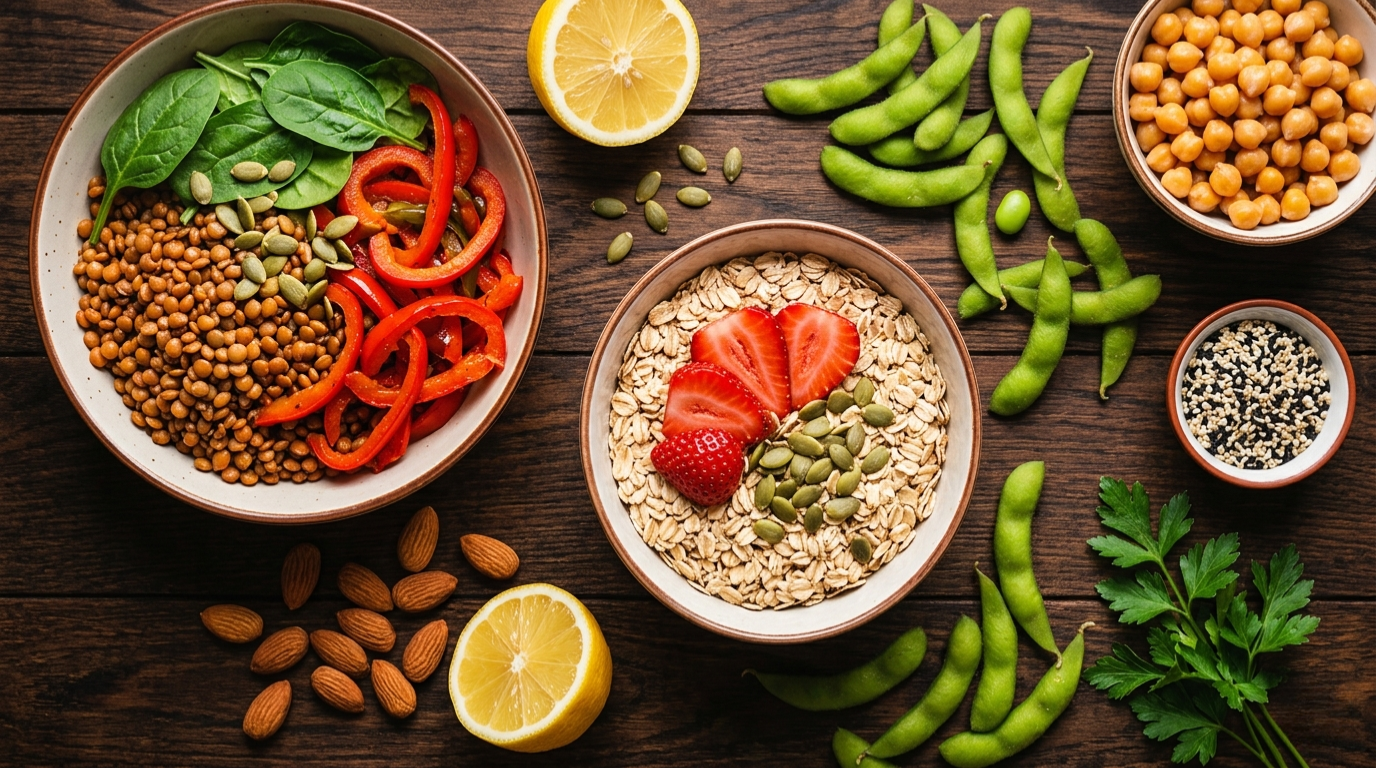 hierro dieta plant-based
